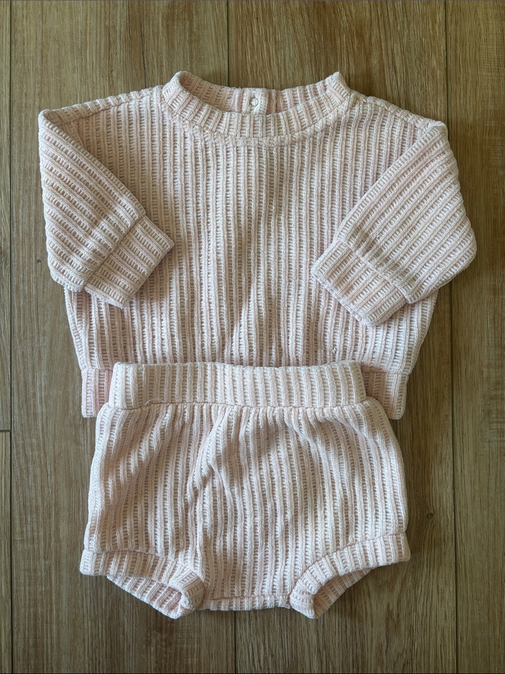 Chenille sweater set